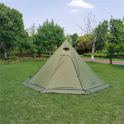 400PRO Winter Snow Skirt Camping Tent with aluminum alloy frame and PU3000mm waterproof rating