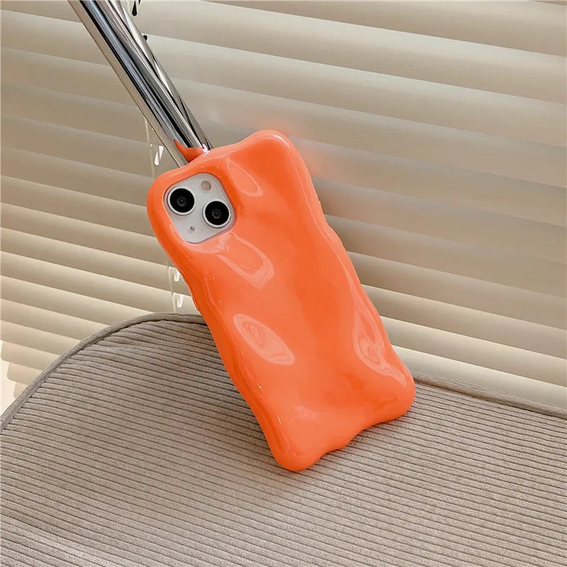 3D macaron candy coloured all-inclusive TPU phone case for iPhone with bracket and magnetic suction, shown in five colours