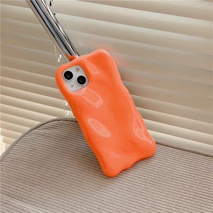 3D macaron candy coloured all-inclusive TPU phone case for iPhone with bracket and magnetic suction, shown in five colours