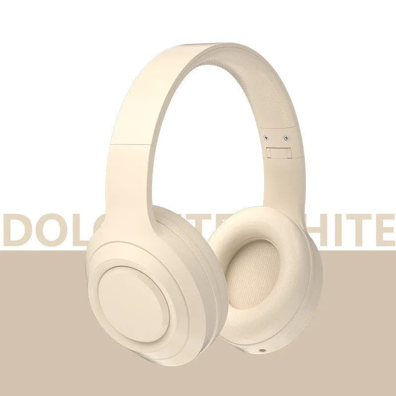 DR58 Bluetooth wireless headset with over-ear design in black colour