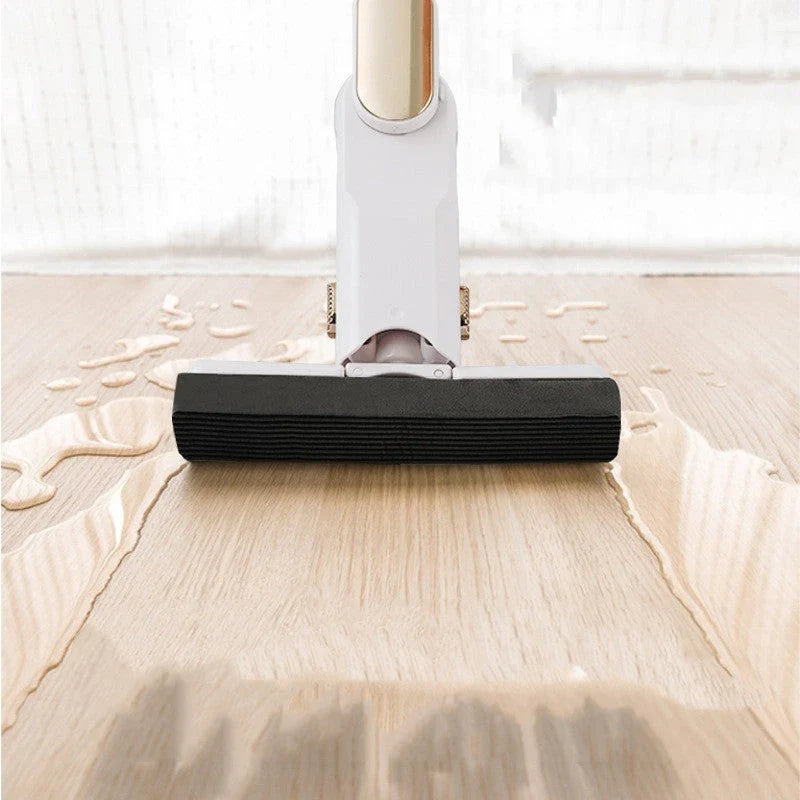 Versatile Microfiber Mop Set with Single-Handed Grip, Push-Pull Design, and Eco-Friendly Materials for Easy Floor Cleaning