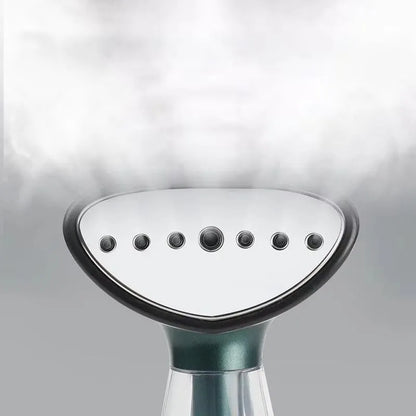 Handheld ironing machine 1500W with detachable 200ml tank and folding handle in blackish green