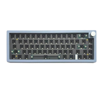 Custom DIY mechanical keyboard kit with RGB backlighting in seven colour options