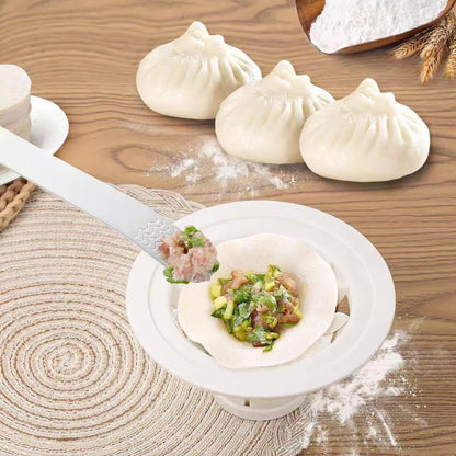 Jinkali steamed bun mold set in black colour for shaping baozi and dumplings