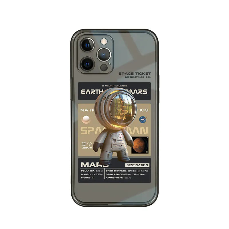 Black TPU iPhone case for Apple models showing front and back views