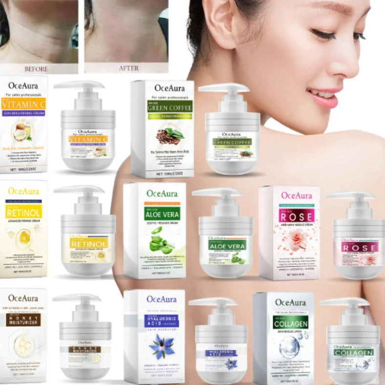 Nourishing Moisturising Repair Body Cream in 200ml container with seven formulation options