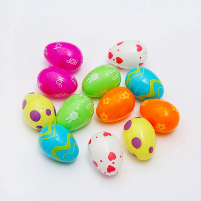 Colourful and vivid painted Easter egg ornaments in various sizes and styles, perfect for decorating Easter baskets, trees, and more.