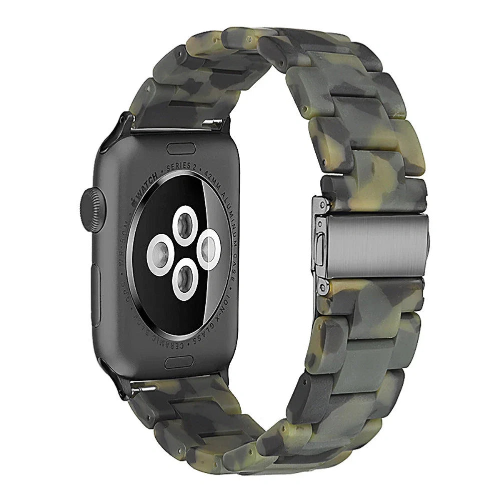 Apple Resin Slim Watch Band in multiple colours showing lightweight 35g construction and compatibility with Apple Watch