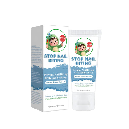 60ml nail biting deterrent cream tube with neutral packaging for children and adults