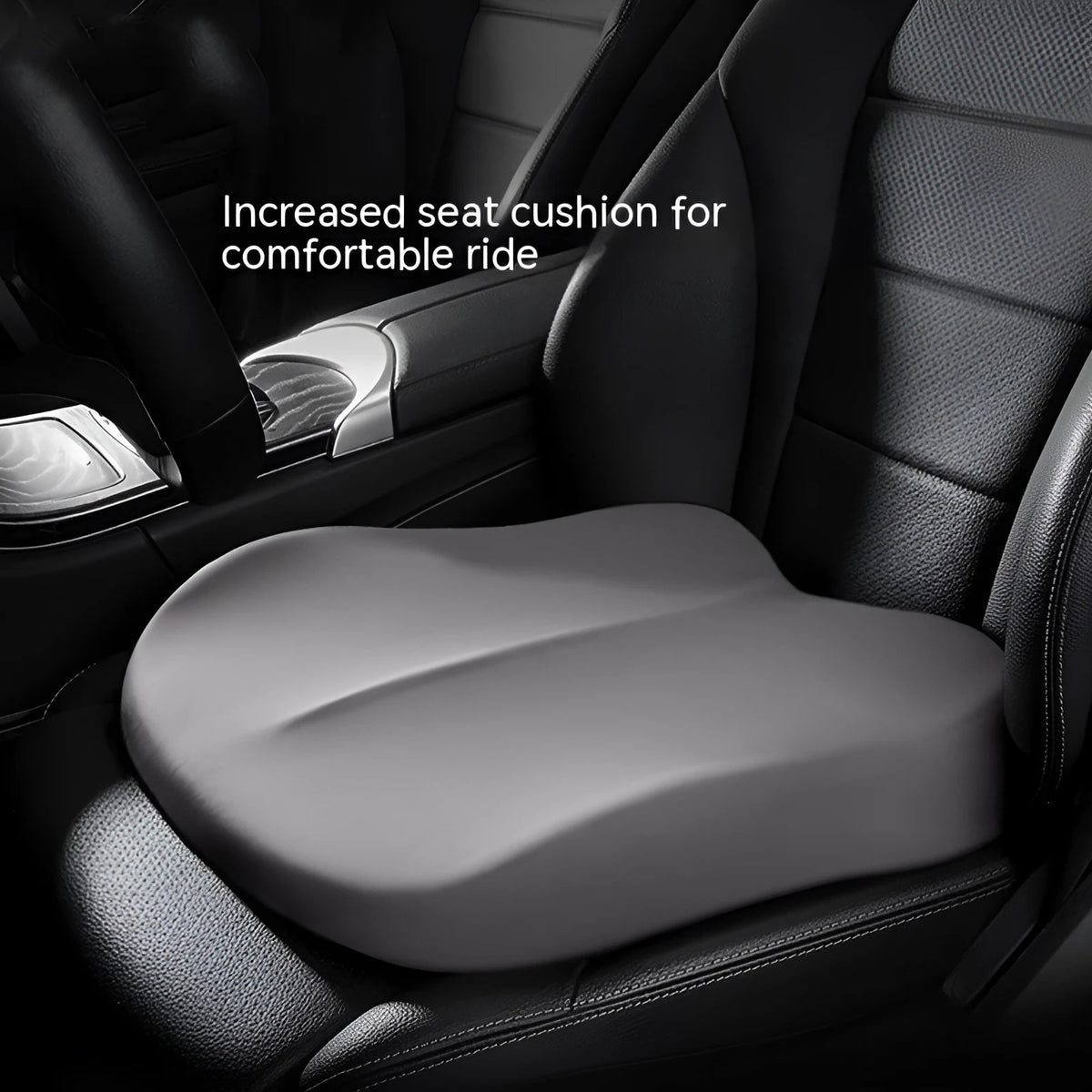 Ice silk fabric car seat cushion with 10cm thickness shown in multiple colour options