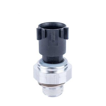 Silver coloured automobile fuel pressure sensor for petrol engines
