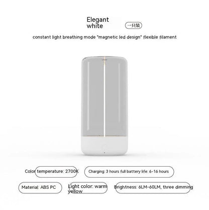 Rechargeable LED camping light with adjustable brightness modes, durable design, and soft, even glow for outdoor use