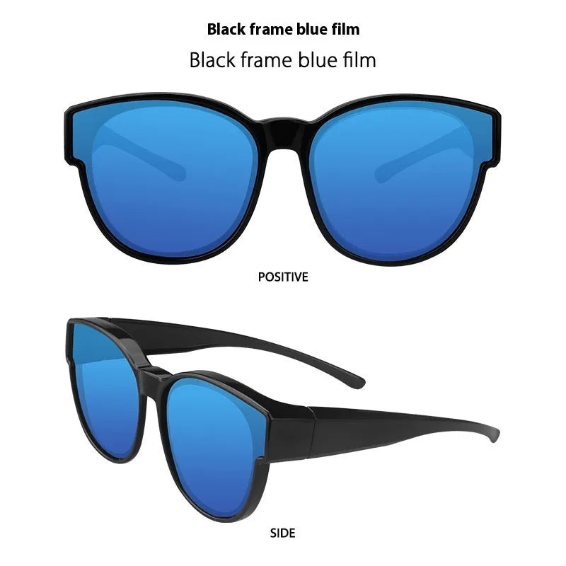 Women's polarised sunglasses with TR frame in black and transparent colour options.
