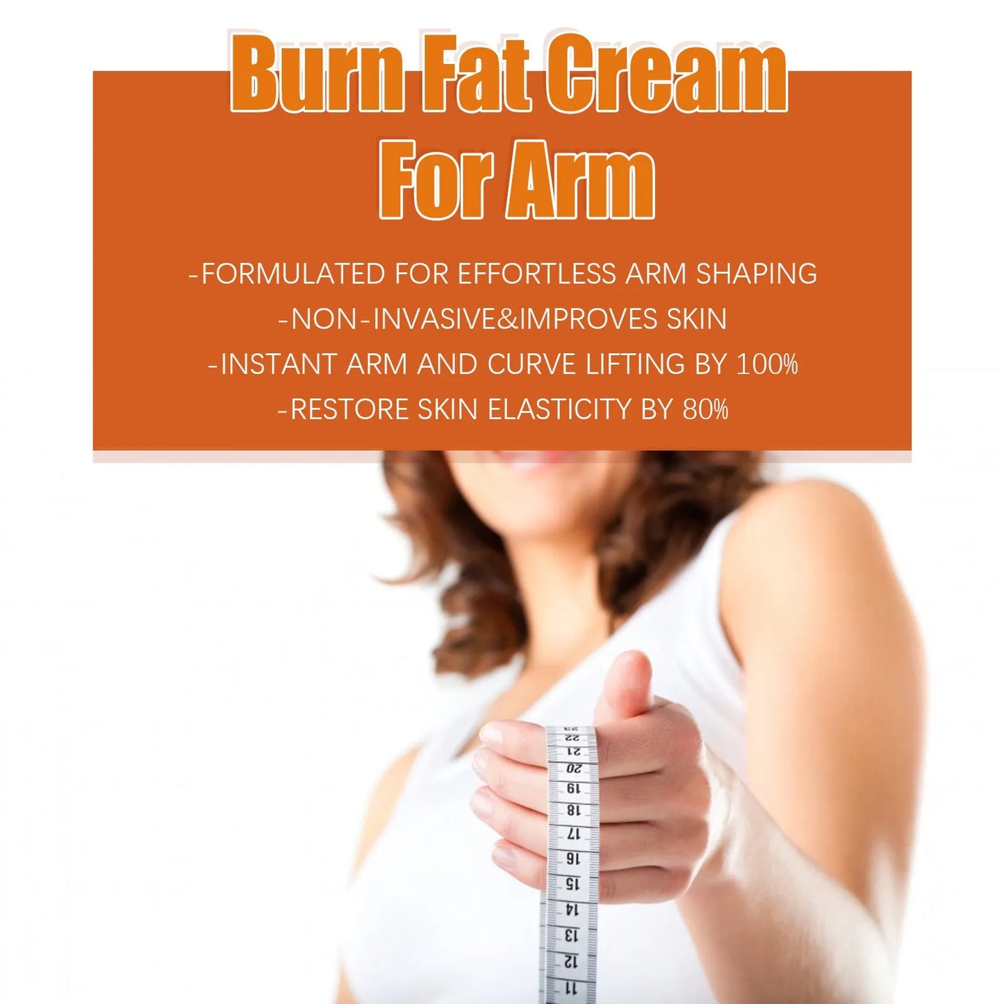 Body care cream tube with herbal ingredients measuring 12.5cm by 3cm