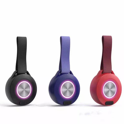 Outdoor portable wireless Bluetooth speaker with coloured light, waterproof, and Bluetooth 5.0