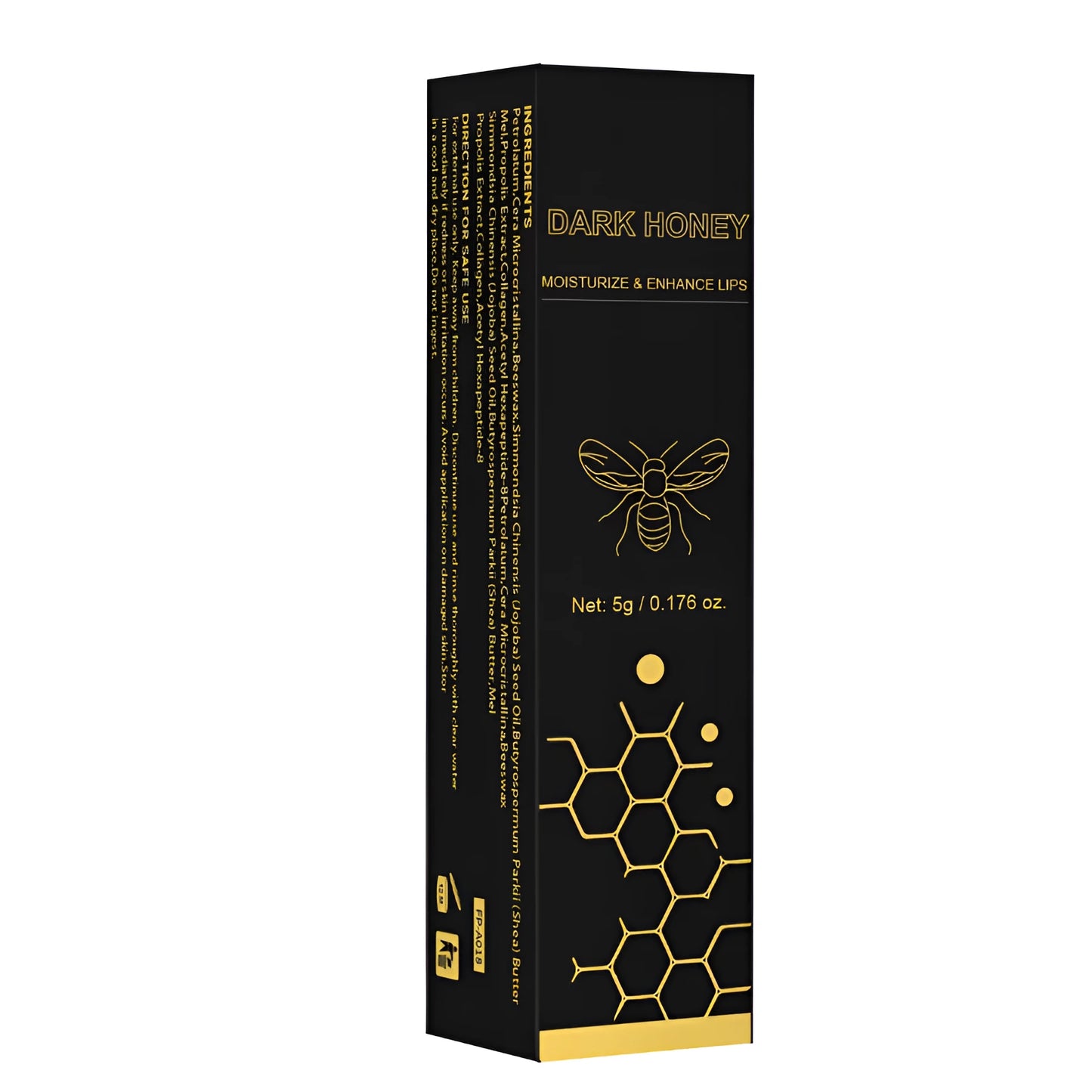 Dark honey coloured matte lipstick with 5g net content for universal application