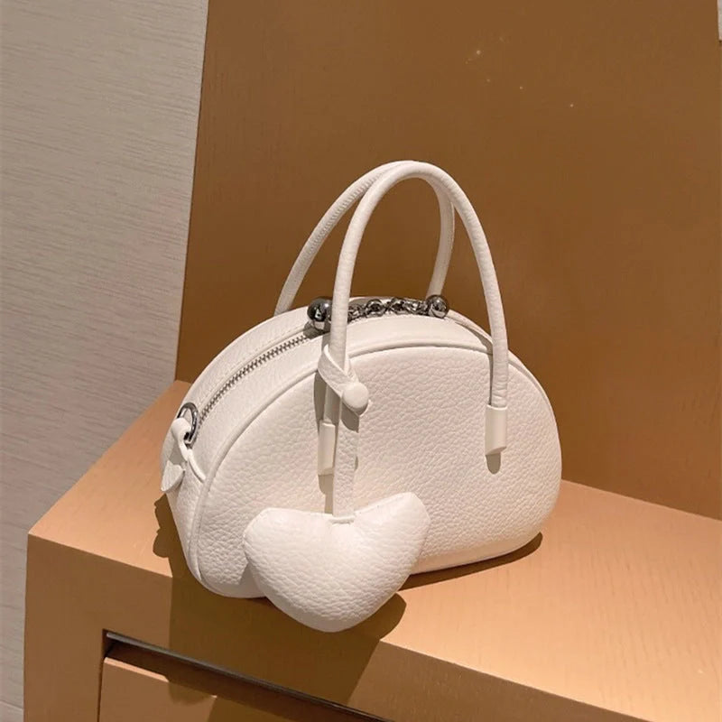 2024 Women's Luxury Designer Heart Crossbody Bag in genuine leather