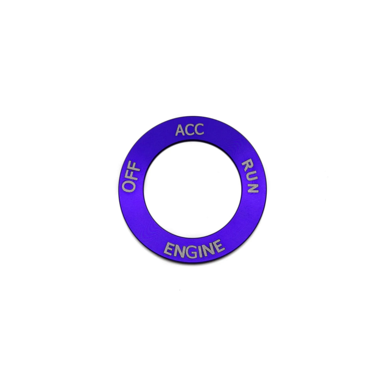 Aluminium alloy decorative ring for Dodge Challenger and Grand Cherokee air conditioning knobs in multiple colours.