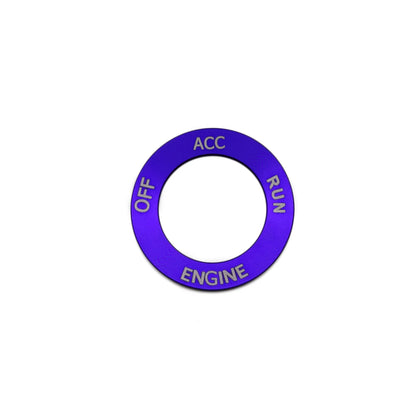 Aluminium alloy decorative ring for Dodge Challenger and Grand Cherokee air conditioning knobs in multiple colours.