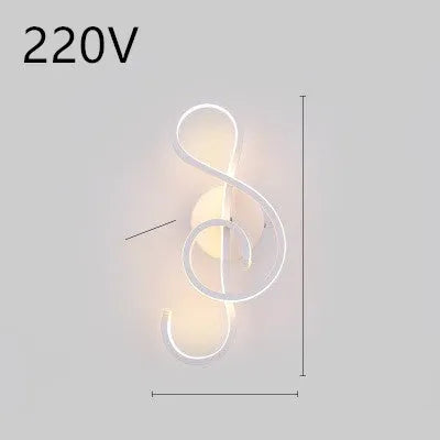 Minimalist Nordic style LED wall mounted bedside lamp with a silicone shade and touch button.