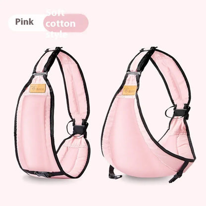 Cloth baby waist stool carrier for children shown in grey colour.