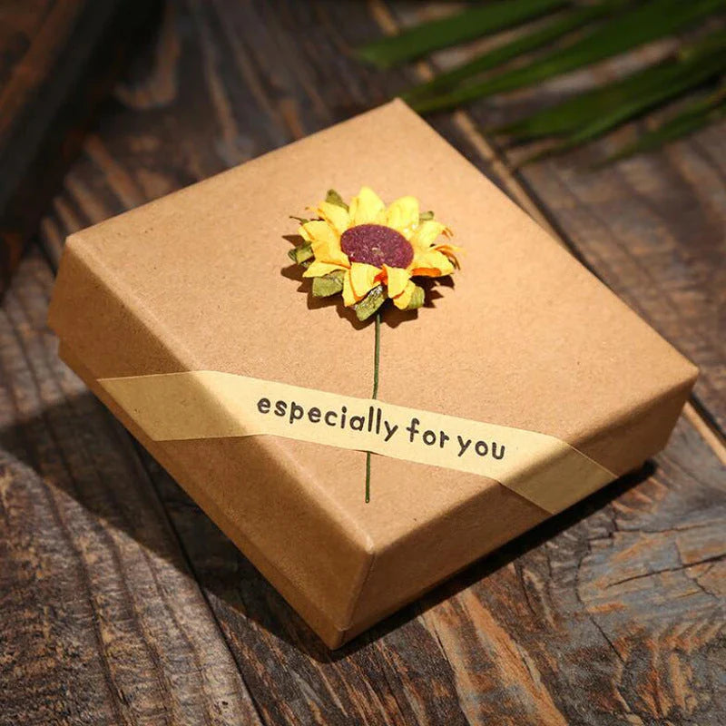 A stunning sunflower pendant necklace with an adjustable chain, crafted from high-quality materials for a radiant and versatile accessory.