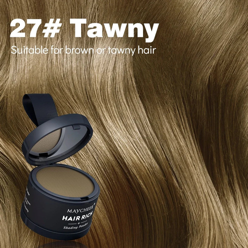 Hairline sculpting contour powder in plastic container with 4g content and waterproof properties