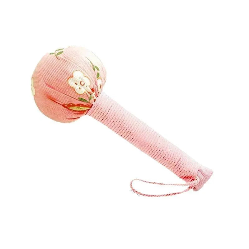 Argy wormwood health care massage hammer in green, pink, purple, red, or yellow, shown in 26cm and 31cm sizes.