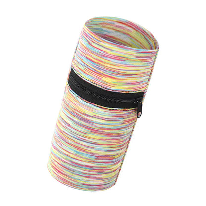 Adjustable large capacity sports arm bag for phones in multiple colours including fluorescent green and striped designs
