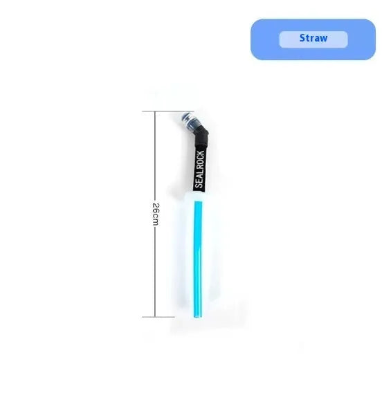 15cm plastic portable straw for hands-free drinking during mountain climbing and biking activities