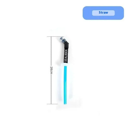 15cm plastic portable straw for hands-free drinking during mountain climbing and biking activities