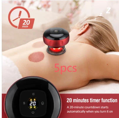 12-Speed Vacuum Massage Cupping Therapy Device for Body Slimming and Cellulite Reduction