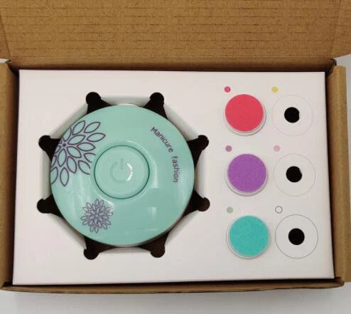 Baby Electric Nail Grinder with silent design and multiple grinding heads