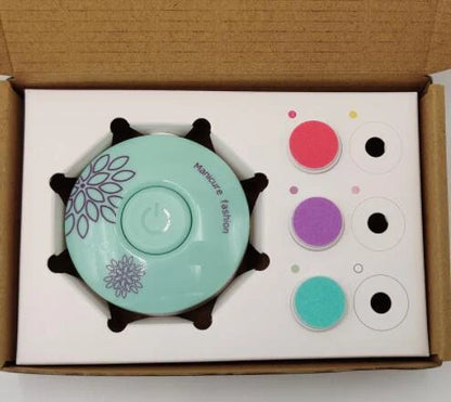 Baby Electric Nail Grinder with silent design and multiple grinding heads
