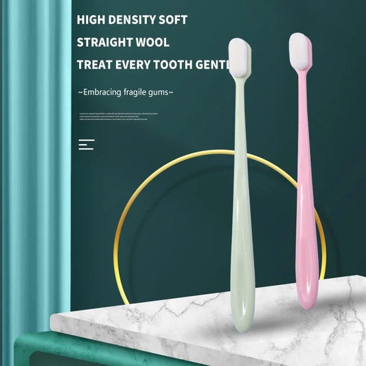 Wanmao Toothbrush with 10,000 ultra-soft bristles for gentle, effective cleaning of sensitive teeth