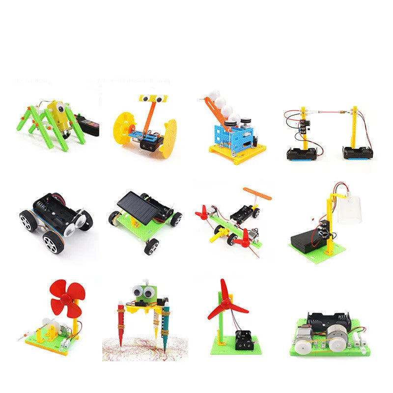 DIY puzzle assembling building blocks science experiment teaching aid set in plastic for hands-on brain development, designed for junior ages 7-14 years old, available as 6-piece, 9-piece, or 12-piece set with dimensions 29cm x 22cm x 4cm
