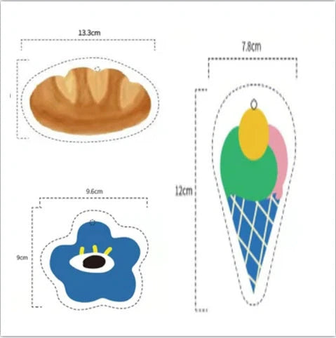 Bamboo fibre cartoon dish towel with high water absorption and cheerful designs