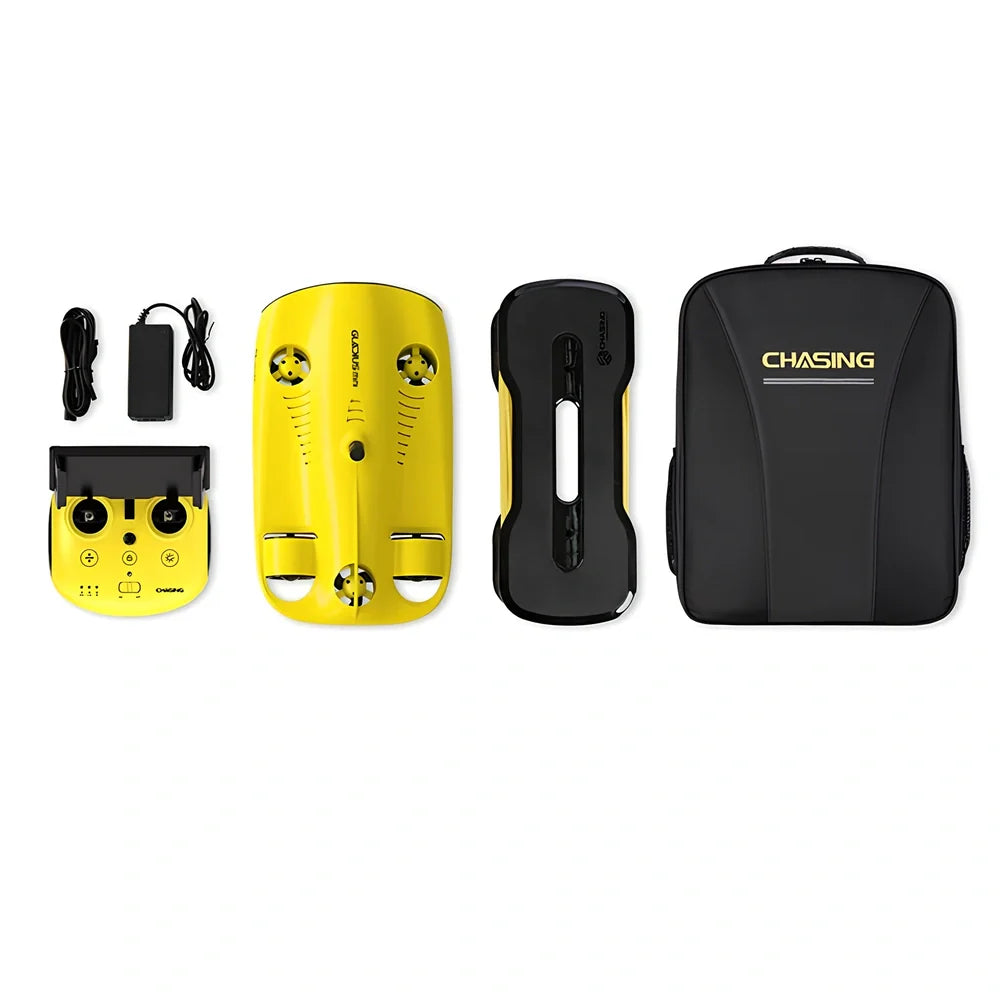 Underwater robot host with remote control, 386x266x138mm size, 100m cable for rescue and photography at 100m depth