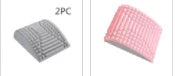Premium back stretcher pillow with acupressure design to relieve neck, lumbar, and sciatica pain
