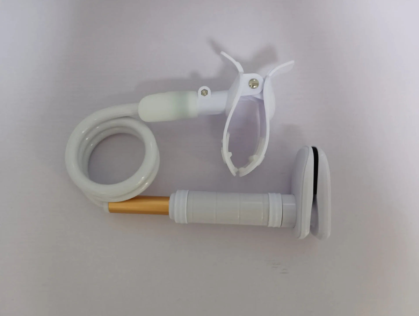 Aluminium alloy and ABS ventilator hose bracket measuring 95cm for oxygen tube support