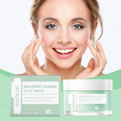 55g pore cleaning mud mask with bentonite clay and moxa leaf extract for acne treatment