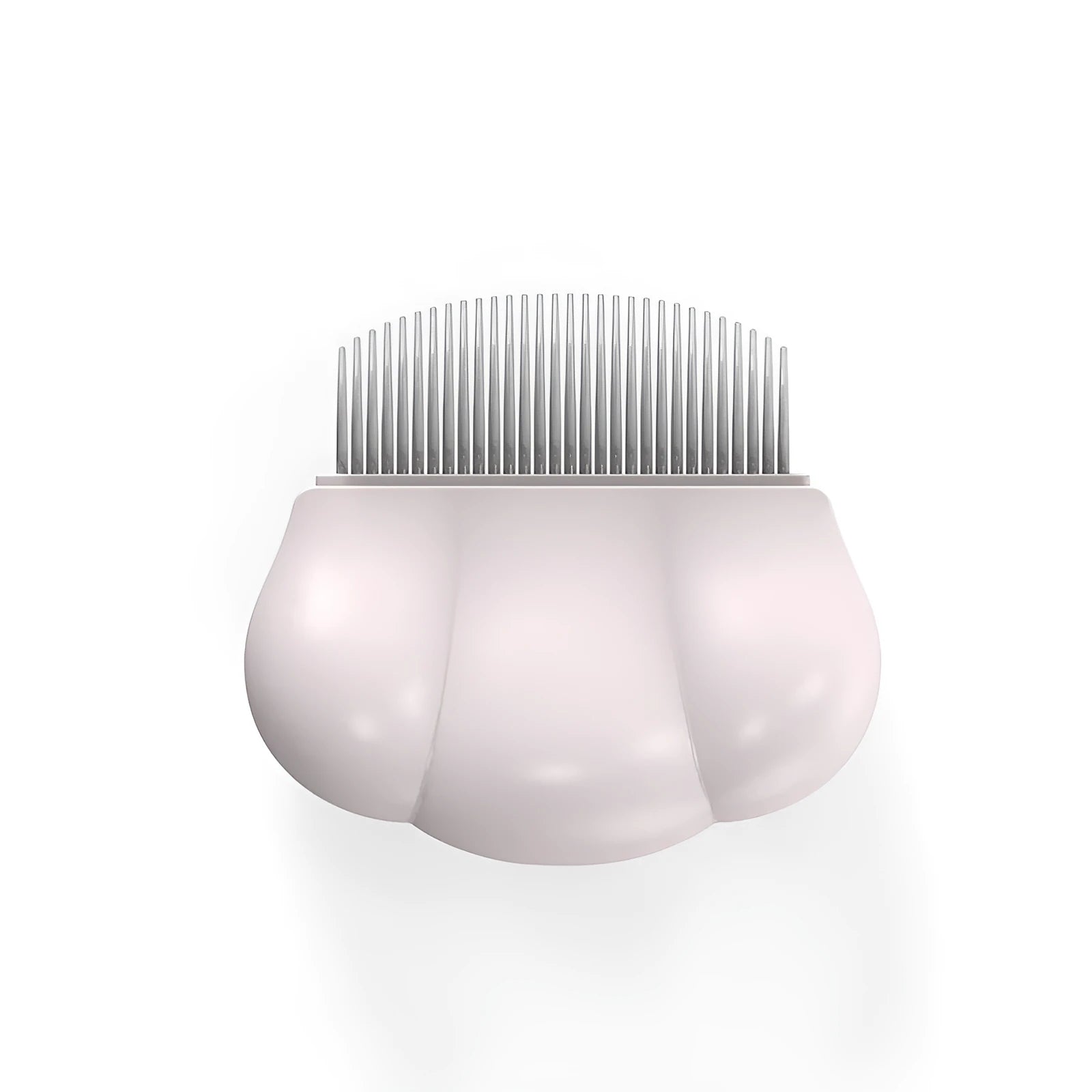 Paw Soft deshedding brush in blue, pink, or white with a 9cm square head of stainless steel pins.