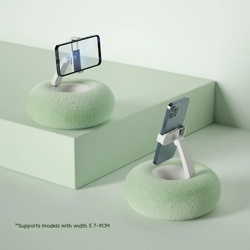 ABS plastic rotating bracket holding a tablet, showing height adjustment and rotation features with colour options
