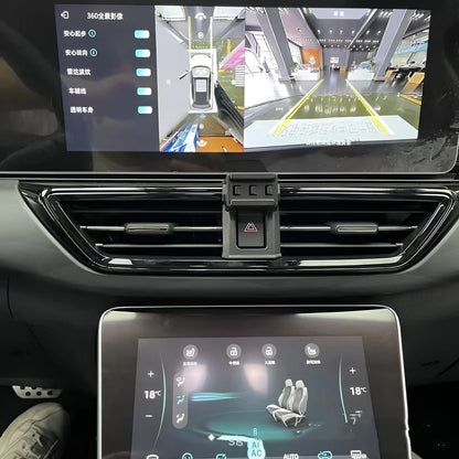 GOODWAY car dashboard mobile phone holder with 360-degree rotating head on a single base mount.