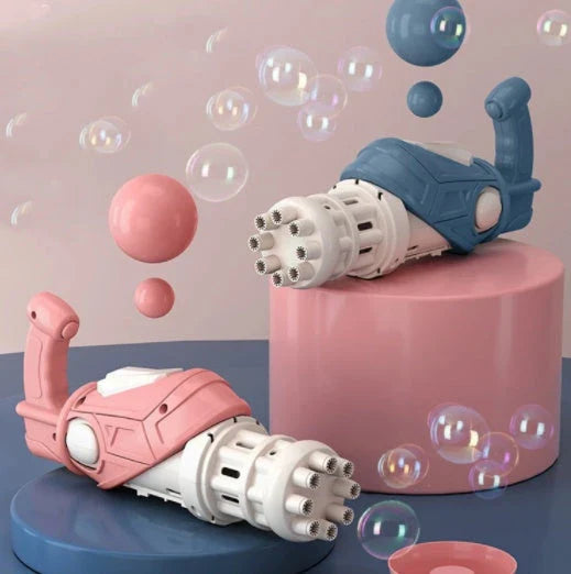 Premium Bubble Blaster Machine with innovative 8-hole design, perfect for outdoor fun and refreshing breeze