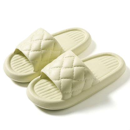 Comfortable home slippers with non-slip soles, featuring breathable and waterproof EVA material in a variety of stylish colors.