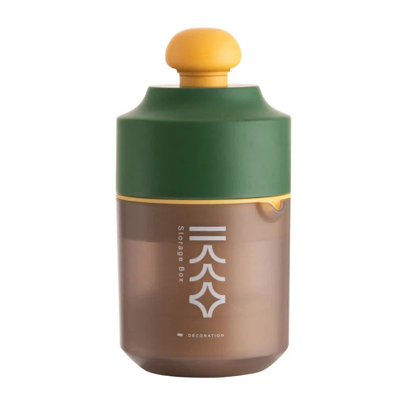 Compact, portable manual citrus juicer for making fresh, homemade lemonade, orange juice, and other citrus-based drinks