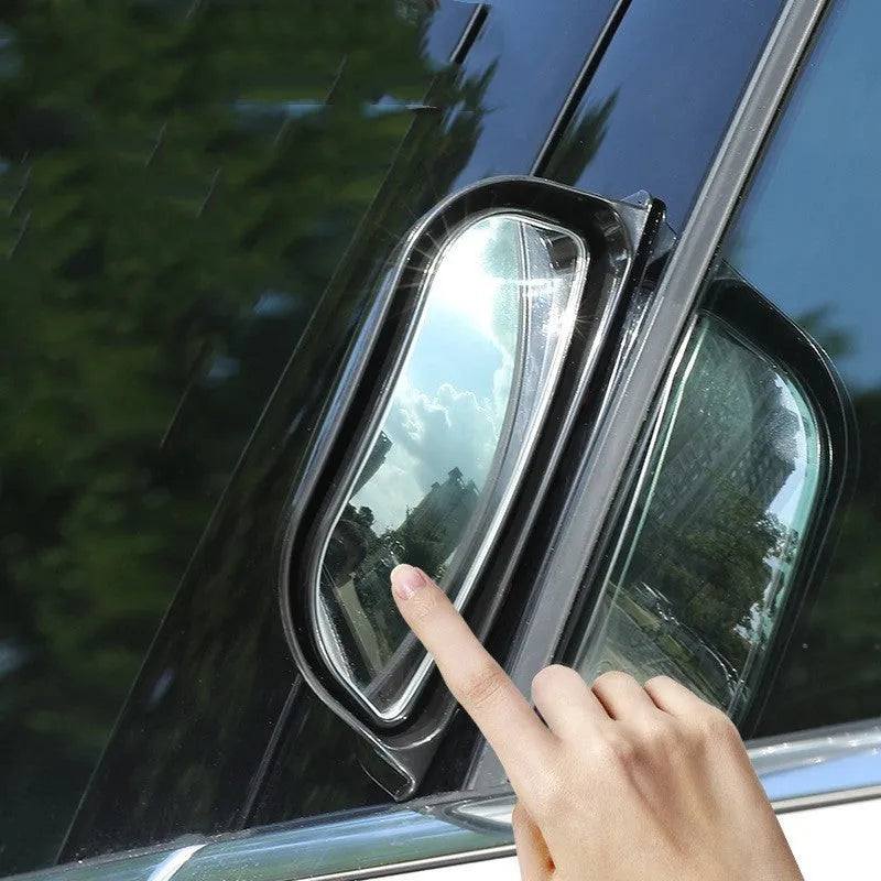 Universal wide-angle car mirror with 126x48x46mm dimensions and ABS+ construction for 95% of vehicle models