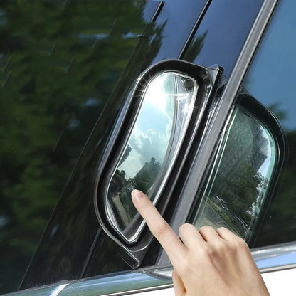 Universal wide-angle car mirror with 126x48x46mm dimensions and ABS+ construction for 95% of vehicle models