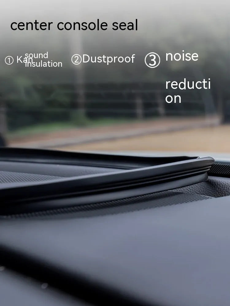 1.6 metre long silicone seal strip for Outlander dashboard with integrated six-slot card holder